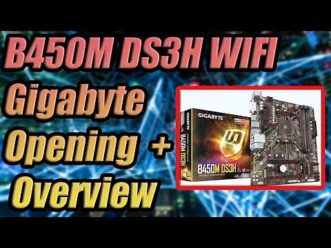 $70 Motherboard Gigabyte B450M DS3H WIFI Opening & Review 2022