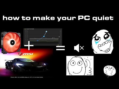 How to make your PC more silent (using fan control in the BIOS settings)