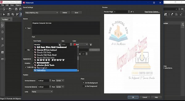 Master PDF Editor - Part 1 [Adding Watermark]