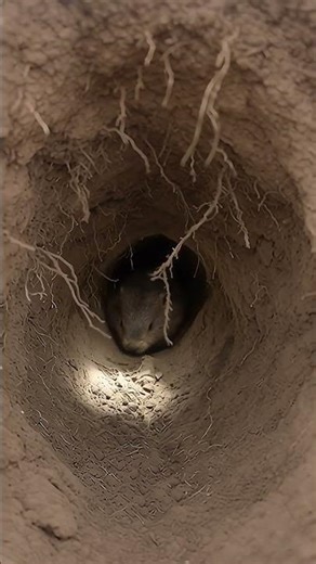 On the back of a Groundhog — real underground POV! 🐿️🕳️ | BurrowVision Lab 🔬
