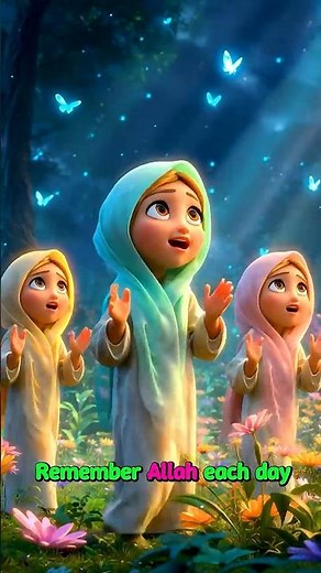 Teaching Kids to Remember Allah 🌼 | Fun Muslim Animation + Song