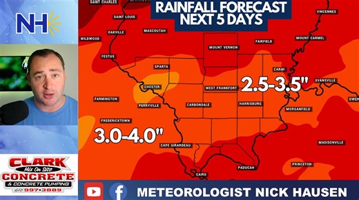 13K views · 307 reactions | VIDEO UPDATE: Rain is FINALLY in the forecast! Here's the latest on the timing and the amounts expected this week. | Meteorologist Nick Hausen | Facebook