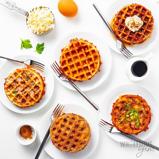 Chaffle Recipe (5 Flavors, Not Eggy!) - Wholesome Yum