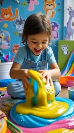 Giant Slime Surprise Egg Unboxing! Kids Fun Playtime Video