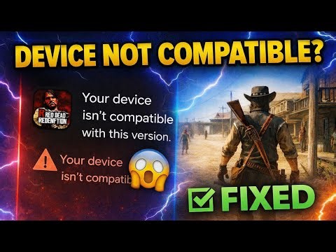 RDR Mobile Not Compatible? 😱 Error FIX And Free Download (100% Working) 