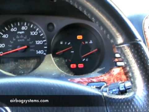 Airbag Systems How to retrieve codes on a Honda / Acura without a scan tool