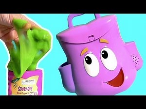 Dora The Explorer Talking Backpack Surprise Magical Toys Slime Surprises Phone by Disney Toy Review