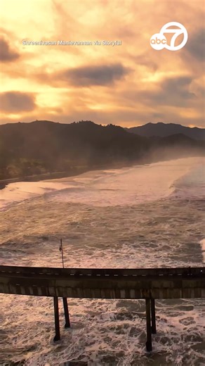 The Bay Area woke up to a colorful sunrise on Christmas morning! Drone video shows what is described as a “360 degree blazing sunrise” over Pacifica. https://abc7ne.ws/2LsL7Ch | ABC7 News