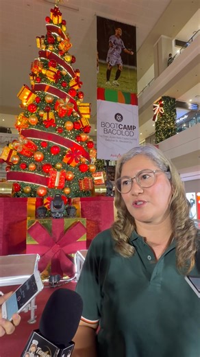 1.6K views · 14 reactions | Ayala Malls Capitol Central Mall Manager, Sharon Ciocon, invites everyone to visit the mall and see the giant Christmas tree that was lit on November 14, 2025. Despite the recent natural calamity that affected the city and the country, the spirit of Christmas can uplift our spirits and encourage us to celebrate the season with optimism and positivity. | Tanyag News and Features | Facebook