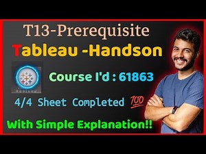 Wings 1 Tableau handson 61863| T13 Tableau Frescoplay handson with explanation #tcs #61863 #tableau