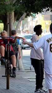 Too many crazy things happening at once 💀 #matrix #Streetinterview | EvenOut