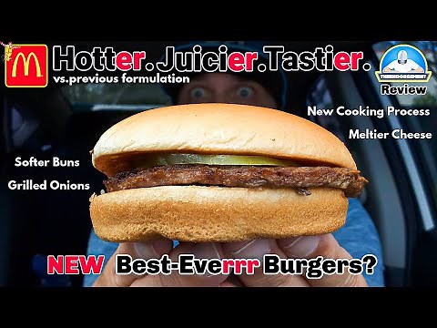 McDonald's® NEW Best-EVER Burgers Review! 🤡🍔| New Changes Coming | theendorsement