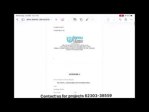 How to prepare DNHE synopsis Synopsis and report #ignou #ignouuniversity 62303-3855