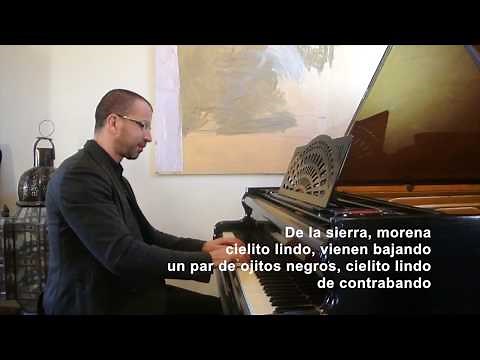 Cielito lindo - Versión piano (con letra)