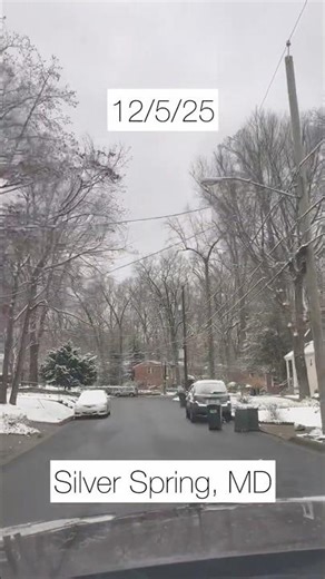 Winter in Laurel, Bowie and Silver Spring, Maryland ❄️
