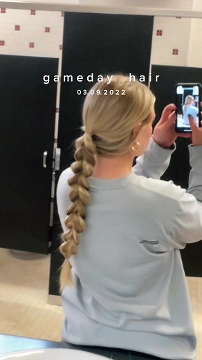 Softball Game Day Hair Tutorial