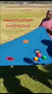 Magic carpet team building activity www.schoolteambuilding.co.za #magiccarpet #skoolspanbou #fun #go