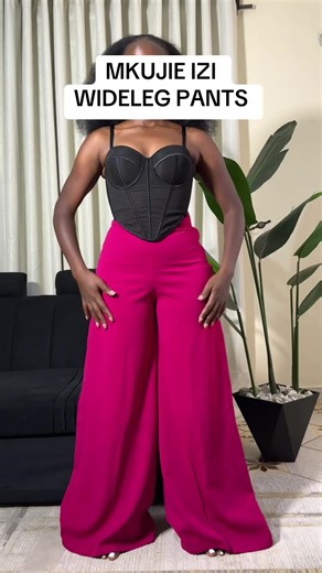 Wide Leg Flowered Pants Available