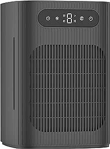 XP120 Veteran Owned, Desk & Countertop Air Purifier with Dual Air Intake Power, 2 Sets of Filters & 4 Stage Filtration for up to 370 Sq Ft., Black, Pack of 1