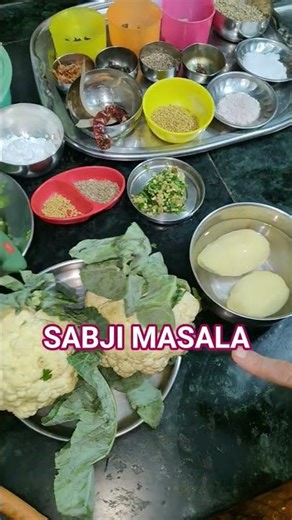 😋 Sabji Masala Recipe Perfect|| Vegetable Masala Recipe || Masala Sabji ||shahinakitchen || shorts