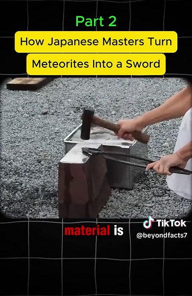 Japanese Masters Crafting Meteorite Swords