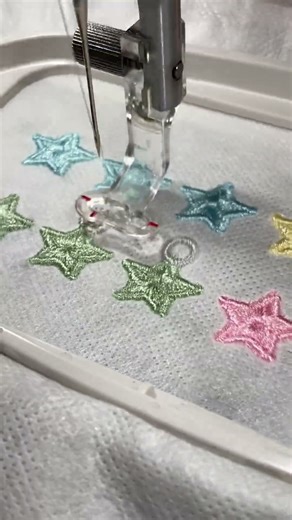 ⭐️ Mini stars 🪐💖 #shorts #sewing #embroidery #stars #miniature #diycrafts
