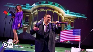 German theater performs two-person Trump slam