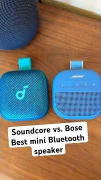 The best mini portable Bluetooth speaker: Bose SoundLink Micro 2 or the Soundcore Boom Go 3i?