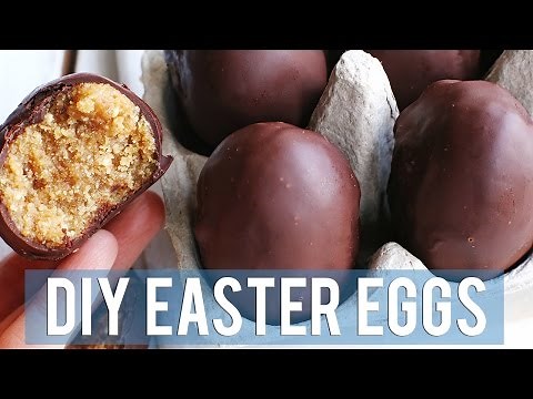 Peanut Butter Chocolate Eggs | DIY EASTER EGGS