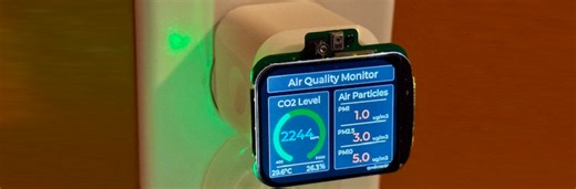 An ESP32-S3 based air quality, particulate and CO2 monitor