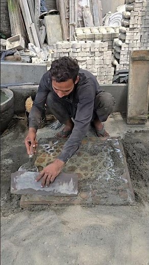 How Concrete Tiles Are Made | Full Professional Masonry Process