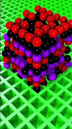 When the balls fall perfectly right 😱 #satisfying #physics #3danimation