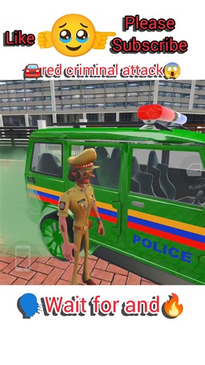 "Red Criminal vs Police Attack 😱GTA India Madness!"#funny #indiantheftauto