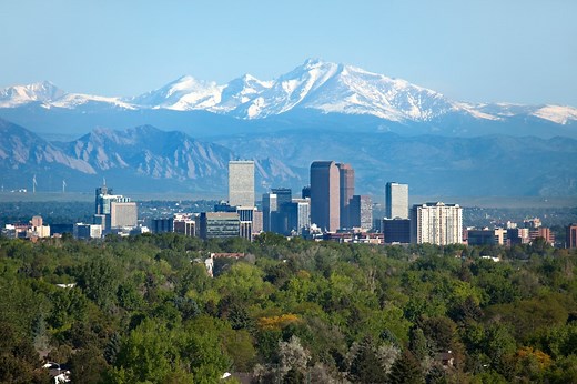 These are the mountain peaks you can see from Denver