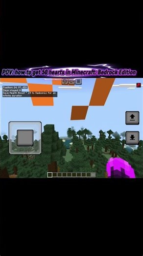 POV: how to get 50 Hearts in Minecraft: Java&Bedrock (OP)