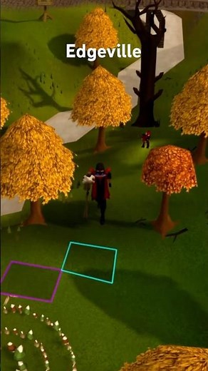 The Eerie Calm of Edgeville — Steps Away from the Wilderness 🌒 #gamingshorts #nostalgia #osrs