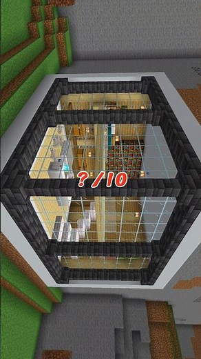 Minecraft Modern Mountain Glass House Tutorial | Easy Survival Base Build"