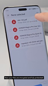 Some things are meant for your eyes only. 🤫 On the #HONORMagic6 Pro, keep your important documents, files, and personal apps in a built-in parallel space. 🩶🔏 #DiscoverTheMagic Shot byHONOR Malaysia | HONOR