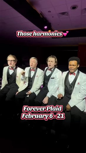 Spotlight Center on Instagram: "It's opening night!!! Come see FOREVER PLAID tonight through Feb 21, with TWO Valentine's Day shows! Tickets available online at spotlighteventscenter.com or by calling our Box Office, (904) 375-9547. Spotlight Center Dinner Theater: Fleming Island's premiere professional dinner theater! #theatre #musical #claycountyfl #valentinespecial❤️ #dinnershow"