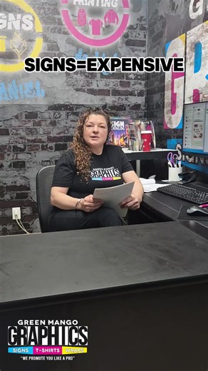 “Who told you signs are expensive? 👀” Michelle here to clear something up… Signs are NOT expensive. Not having one is. If customers can’t see you… They can’t buy from you. For less than what most businesses spend on coffee runs for a week, you can have: ✔️ Yard signs ✔️ Banners ✔️ Window graphics ✔️ Promotional signage And they work 24/7. Stop thinking “cost.” Start thinking “visibility.” 📍 Conroe, TX 📞 936-230-5004 🌐 GreenMangoGraphics.com Fresh Prints, Fresh Prices #ConroeTX #BusinessSigns