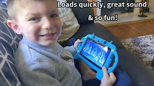 MengDash Kids Tablet, 7 inch Tablet for Kids 3-10, Educational Learning Toddler Tablet Android 11, 3GB RAM+32GB ROM Storage, Google Play YouTube (Blue)