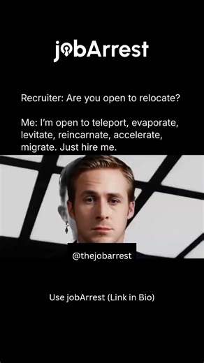 “Are You Open to Relocate?” #jobarrest #jobsearch #job #interview #career #careergrowth #shorts