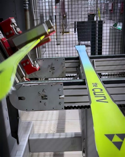 Layup. Press. Tune. Repeat. The new CURV skis coming to life in the Fischer factory—engineered for maximum stability, edge grip, and carving performance. #livetoski | Fischer Ski