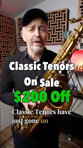 $200 Off Classic Tenor Saxophones