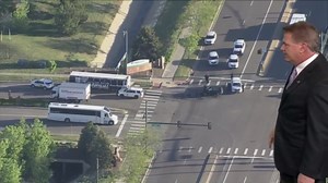 Road closures in place in northeast Denver following serious crash involving RTD bus Friday morning