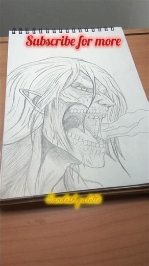 I Will Keep Moving Forward - Eren Yeager Sketch⚡ #art #drawing #drawing #anime #attackontitan#shorts