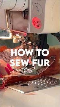 Tips and tricks for sewing fur #sewingtips #furcoat #sewingtutorials