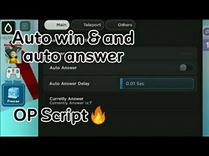 Math Answer or Die! OP Script🔥 || JKN Script [ auto win & auto answer ] Hydrogen•Fluxus•Delta•Codex