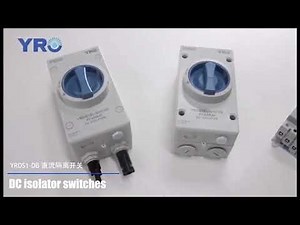 4P 32A 1000V Waterproof Isolation Switch DC Solar IP66 Isolator Switch PV Disconnect Switch