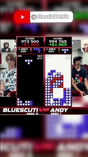 BEST FINISH EVER #tetris #gaming